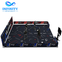 Arena de Realidad Virtual Infinity 2026, PVC, Interior, para 4/6/8/10 Jugadores, Espacio Amplio, Simulador de Tiro Inalámbrico, Juego de Batalla VR Multijugador