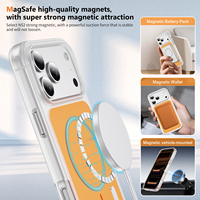 Luxe TPU PC Anti Jaune Antichoc N52 Forte Housse de Téléphone Magnétique pour iPhone 12 13 14 15 16 17 Pro Max Plus Air