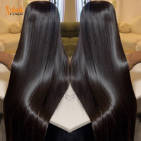 Perruques en cheveux humains 100% naturels, lisses comme des baguettes, sans colle, avec dentelle frontale HD complète, vente en gros, fournisseurs de cheveux vietnamiens
