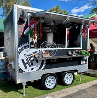 Camion de restauration 2025 entièrement équipé, cuisine mobile, remorque de café, sols de magasin de vente au détail mobile, remorque de chariot de nourriture, caravane alimentaire