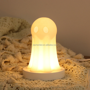 Lampes décoratives imprimées en 3D pour la fête de la Toussaint, <span class=keywords><strong>lampe</strong></span> de table rechargeable, veilleuse pour la fête des Saints, cadeau LED pour garçons - Product Image 6
