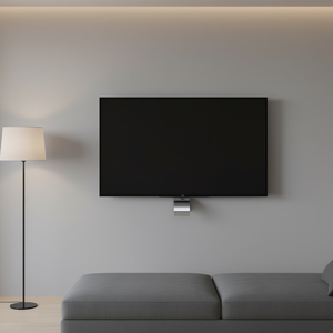 Soporte de pared para TV FG 131, diseño moderno de acero inoxidable para televisores de pantalla plana - Product Image 3