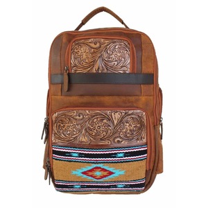 GRAVS INDIA Genuine Leather <b>Backpack</b> BP09 High-quality Structured Silhouette Multiple Compartments Adjustable <b>Straps</b> Spacious - Product Image 1