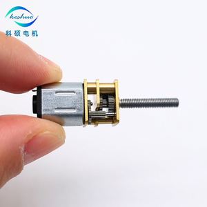 Mini DC Gear Motor N10 12 mét với bộ mã hóa m3/M4 Threaded Shaft Brush comtuted tuyến tính thiết bị truyền động nam châm vĩnh cửu xây dựng - Product Image 6