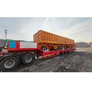 Remorques de camion 3 essieux 60 tonnes Remorque d'occasion Tête de camion Remorque à benne basculante