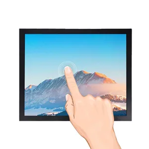 Cấp công nghiệp điện trở 19 inch màn hình 1280 1024 màn hình cảm ứng ATM TFT LCD VESA Điện dung màn hình cảm ứng màn hình