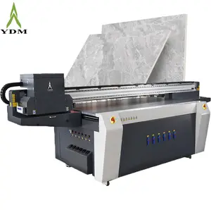 Impresora 3D dtg YDM de 2,5 m x 1,3 m, impresora uv 2513 plana para impresión de puerta de tablero de espuma de pvc