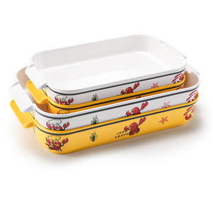Piatti speciali per aragoste da ristorante piatto di pesce alla griglia piatto da portata in melamina di plastica piatto grande - Product Image 1