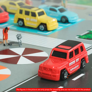 Samtoycn Véhicules électriques à enroulement sur escalier avec station d'arrêt, circuit de 3 étages, parking urbain, jouets pour enfants - Product Image 3