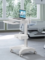 Chariot médical dentaire oral à 4 roues en plastique ABS moderne + alliage d'aluminium aéronautique à prix compétitif pour