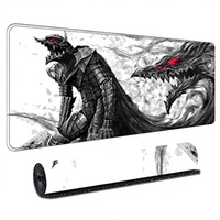 Tapis de souris de jeu personnalisé imprimé, grand tapis de bureau carré, imperméable, base en caoutchouc antidérapante, écologique, pour le bureau, la maison et les jeux