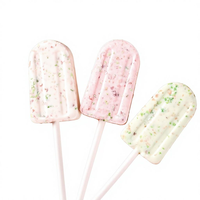 En gros, friandises ludiques pour enfants au goût de lait, packs individuels assortis de bonbons pétillants et sucettes glacées sucrées