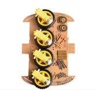 Smart Car Kit 4WD/pista DIY kit/placa de desarrollo/Chasis de coche/programación