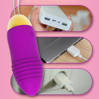 App-gesteuerter Tragbarer Slip-Vibrator, Ferngesteuertes Vibrations-Ei, Leiser Klitoris-Stimulator, Erotikspielzeug für Frauen