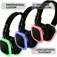 Headphone Nirkabel dengan Driver 40mm Suara HiFi Desain Over-Ear Earcup Nyaman untuk Kantor, Belajar, Musik, dan Gaming