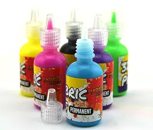 Botol Remas 3D Kain Akrilik Permanen 30Ml, Cat Tekstil DIY Di Atas Kanvas Kayu Kaca