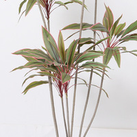 Plantas Artificiales de Terciopelo Plástico en Maceta para Decoración de Interiores, Hogar, Oficina y Jardín, Plantas Falsas, Plantas Artificiales