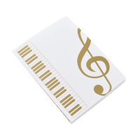 2025 dossier de musique papier Documents support de stockage feuille vierge fichiers plastique 40 80 poche musique chorale stockage