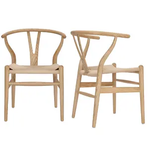 现代经典实木家具y型椅子叉骨椅子餐椅专业工厂