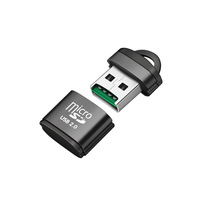 Lecteur de cartes TF/USB3.2 Gen2 haute vitesse portable en alliage d'aluminium de style porte-clés pour smartphones – Vente en gros