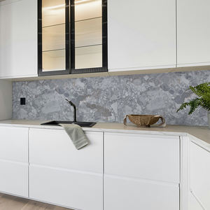 Pannello Murale in PVC UV Effetto Marmo Lucido Impermeabile per Rivestimento a Incollaggio, Lunga Durata, Spessore 2.5, 2.8, 3mm - Vendita all'Ingrosso - Product Image 1