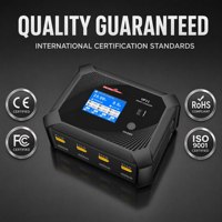 Chargeur intelligent AC/DC 4 canaux UltraPower UP11 600W max avec déchargeur d'équilibrage pour batteries LiPo LiHV multi-technologies de drones UAV et voitures RC