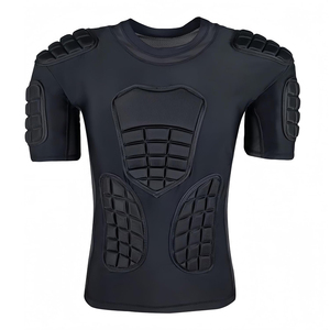 Camiseta de Protección Contra Impactos para Hombre, con Relleno en el Pecho para Fútbol, Esquí, Ciclismo, Deportes al Aire Libre, Protectores de Hombros - Product Image 1