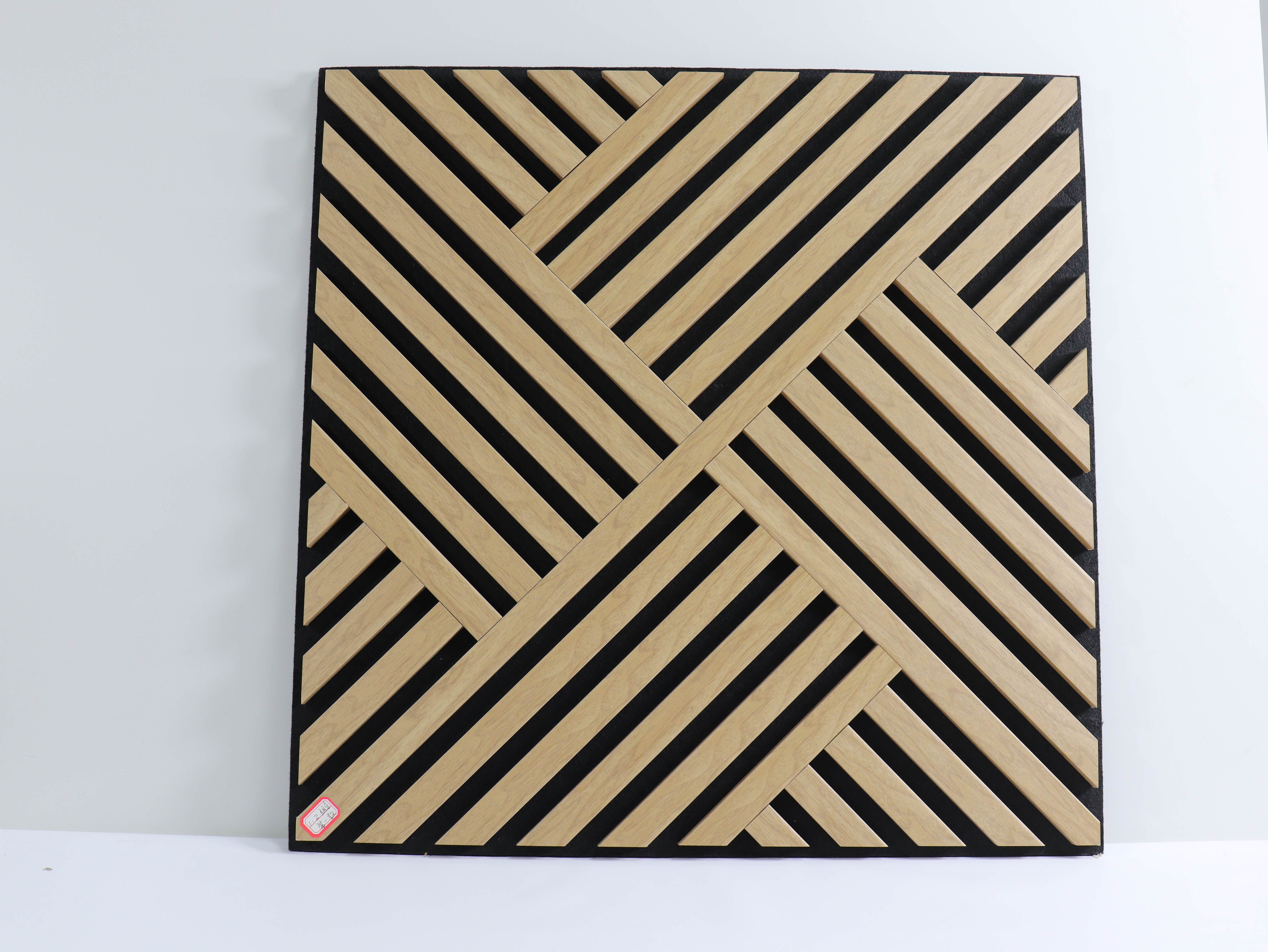 Sound Proof Eco-friendly Slat Wall Acoustic Natural Oak surface Wooden Slat Acoustic Panels