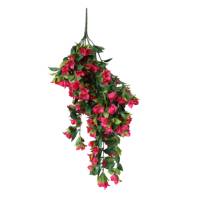 Plantes artificielles avec garantie de 5 ans, bouquet de fleurs colorées en PE - Durable, résistant aux UV, imperméable pour les jardins verticaux et la décoration intérieure