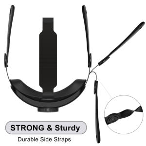 Sangle de tête <span class=keywords><strong>Elite</strong></span> de remplacement pour accessoires de jeu de réalité virtuelle, compatible avec Meta Quest 3 pour coque de protection - Product Image 4