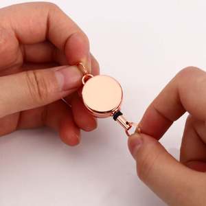 Llavero Telescópico de Acero Personalizable de Alta Calidad, Creativo, con Impresión UV, para Tarjetas de Acceso, Correa para Colgar, Portátil, para Identificación - Product Image 5