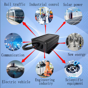 High-Power Four-Wheel Converter <b>Plug</b>-in Isolates 42V-90V <b>12V</b> 50A Voltage for Vehicles HJ12V50A-G High Power Converter - Product Image 3