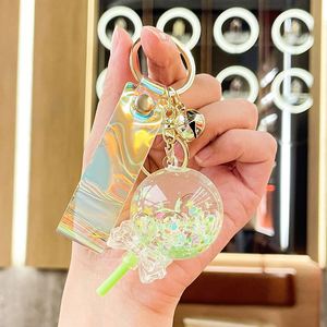 En gros Porte-clés Sucette en forme de bonbon arc-en-ciel, Accessoires de couple, Porte-clés mignon, Pendentif de sac, Cadeau raffiné - Product Image 5