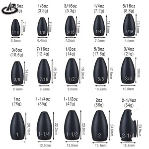 Pesas de tungsteno baratas al por mayor para pesca de lubina, pesas de tungsteno para flipping - Product Image 3