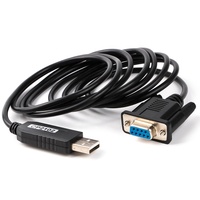 Câble adaptateur USB 2.0 vers RS232 série DB9 mâle ANNXIN 1m pour programmation PLC CNC et console réseau – Vente en gros