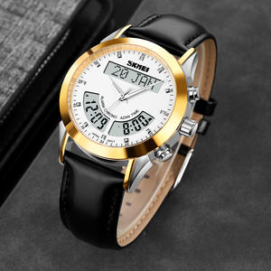 SKMEI Q036 Dual Movement Muslim Azan Clock Men <strong>Watch</strong> for Prayer with Qibla Compass Adhan Alarm Hijri Islamic Wristwatch - Product Image 2