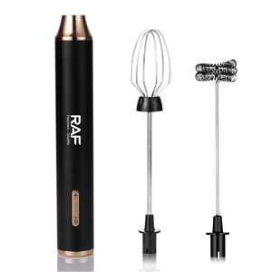RAF 2025 2 en 1 3 velocidades USB recargable automático Matcha batidor con batidor de huevos Espumador de café eléctrico Espumador de leche de acero - Product Image 1