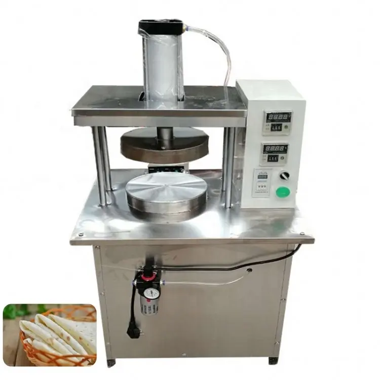 Mesin Pembuat Chapati Semi Otomatis/Mesin Merk Chapati Kecil/Mesin Pembuat Tortilla