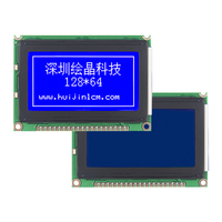 Module d'affichage graphique LCD 128x64, écran industriel à montage en surface avec rétroéclairage LED COB de 2,7 pouces