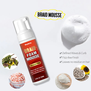 <span class=keywords><strong>Mousse</strong></span> <span class=keywords><strong>Coiffante</strong></span> à l'Huile d'Olive <span class=keywords><strong>pour</strong></span> Tresses, Étiquette Personnalisée, <span class=keywords><strong>Mousse</strong></span> <span class=keywords><strong>Coiffante</strong></span> Nourrissante et Légère <span class=keywords><strong>pour</strong></span> Tenue et Brillance - Product Image 4