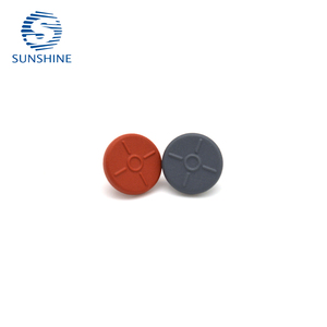 Bouchon en caoutchouc stérile antibiotique de 13 mm, jetable, pour flacon pharmaceutique vétérinaire - Product Image 2