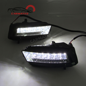 CARMATES pour VW Volkswagen <span class=keywords><strong>Golf</strong></span> <span class=keywords><strong>7</strong></span> 2013 2014 MK7 voiture pare-chocs avant lumière du <span class=keywords><strong>jour</strong></span> LED DRL feux <span class=keywords><strong>de</strong></span> brouillard diurnes - Product Image 6