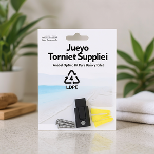Kit di viti per WC a parete in plastica, stile semplice, per accessori da bagno - Product Image 3