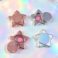Flacon coulissant Pentagon personnalisé et recyclable sans air pour gloss, rouge à lèvres, baume à lèvres et blush, avec logo couleur personnalisé