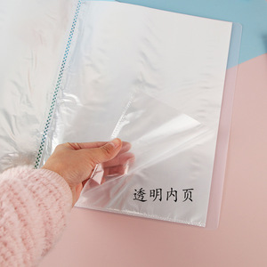 Classeur A4 en plastique à motifs de dessins animés mignons, organiseur de papeterie pour étudiants, pochette de rangement pour maternelle, 10, 20, 30, 40, 60 pages - Product Image 4