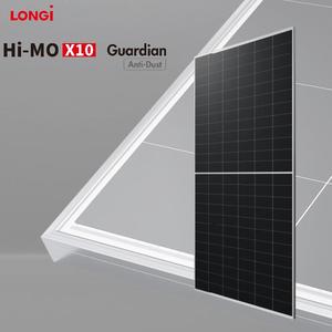 แผงโซลาร์เซลล์ LONGI Hi-MO X10 Guardian Longi LR7-72HVDF 640~665M รุ่นใหม่ แผงกระจกสองชั้น BC Cell Longi Himo X10 Guardian LR7-72HVDF - Product Image 1