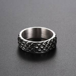 Tg Retro Snake <span class=keywords><strong>Ring</strong></span> Rvs Snake Scale <span class=keywords><strong>Ring</strong></span> Gepersonaliseerde Dragon Schaal <span class=keywords><strong>Ring</strong></span> Voor Mannen Fijne Sieraden - Product Image 4