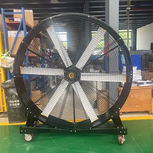 Ventilador de viento grande, eléctrico, móvil, Industrial, de pie, grande, 1,5 M