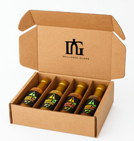 Boîte cadeau personnalisée en carton rigide kraft avec gaufrage pour l'emballage de bouteilles de vodka, de soda et de vin