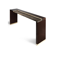 Nouveau design de table console en marbre, bois et marbre Meubles de salon de luxe